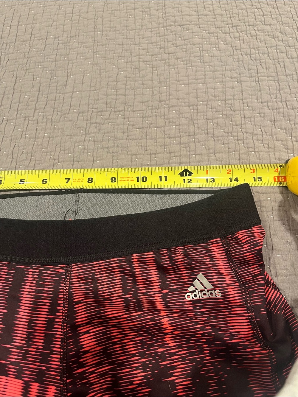 Adidas Techfit Climalite Crop Compression Leggings - Size Large - Picture 5 of 7